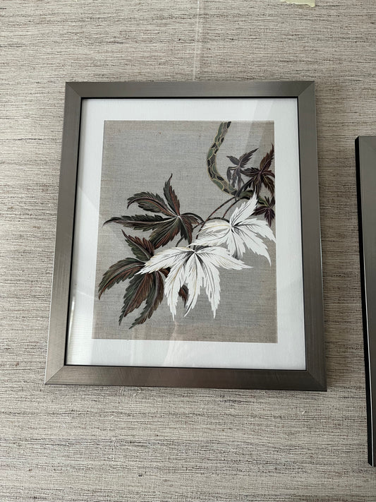 Limited Edition, Hand embellished, Japanese Acer Study 1 Giclee Art Print