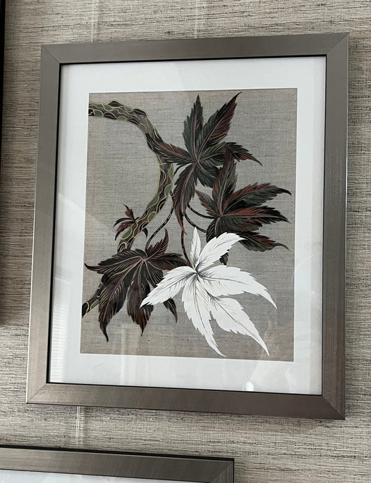 Limited Edition, Hand embellished, Japanese Acer Study 3 Giclee Art Print