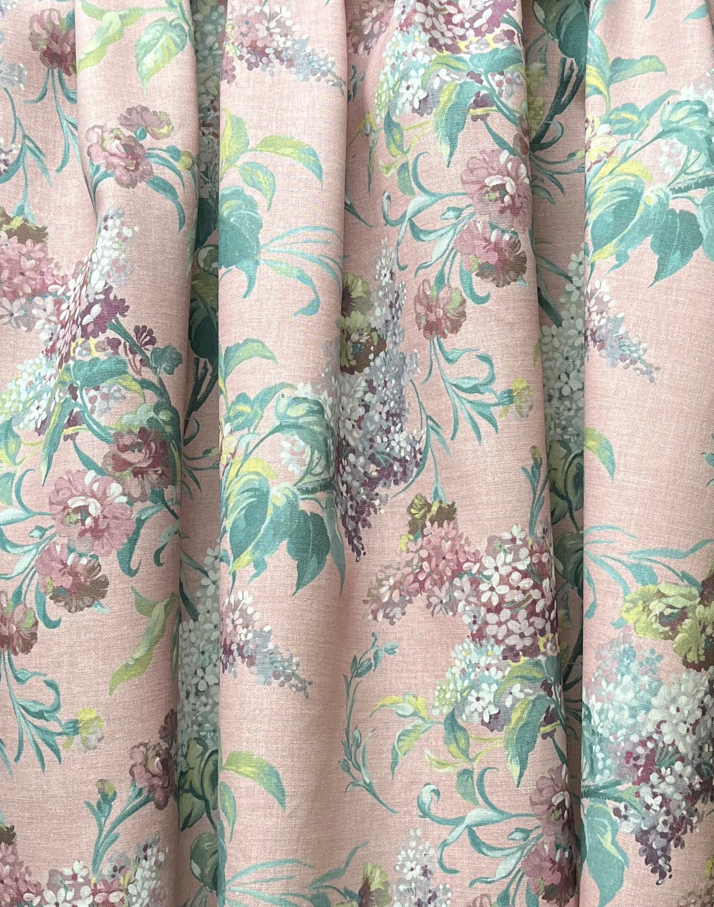 Joy Cushion in Rose Mist. Premium Irish Linen. 18", complete with Luxury Feather filling