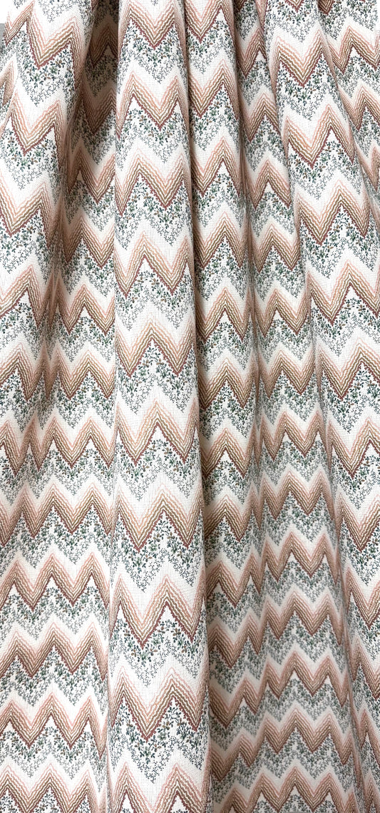 Jubilee - Mocha printed fabric