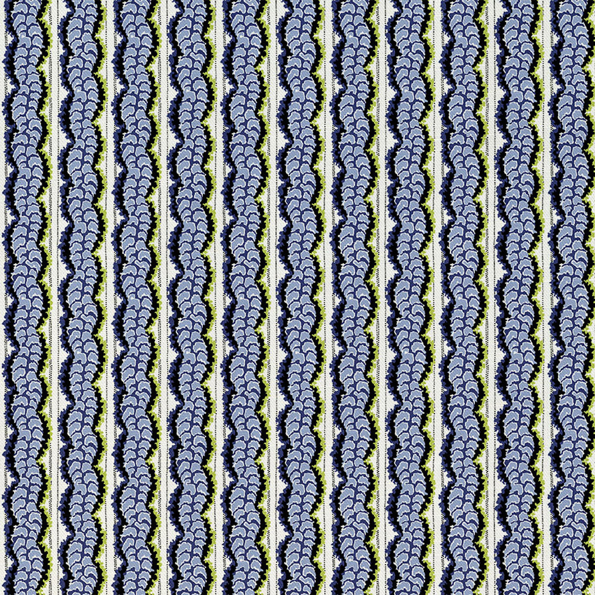 Pressed Fern - Chambray Sample