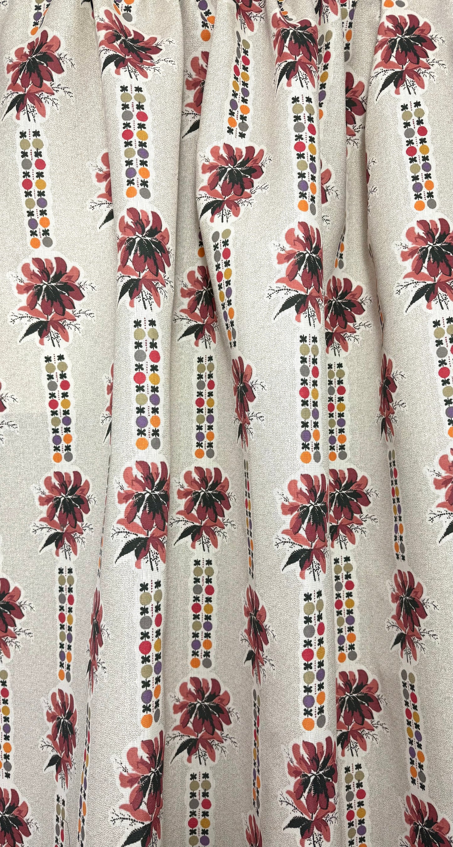 Consort - Red printed fabric