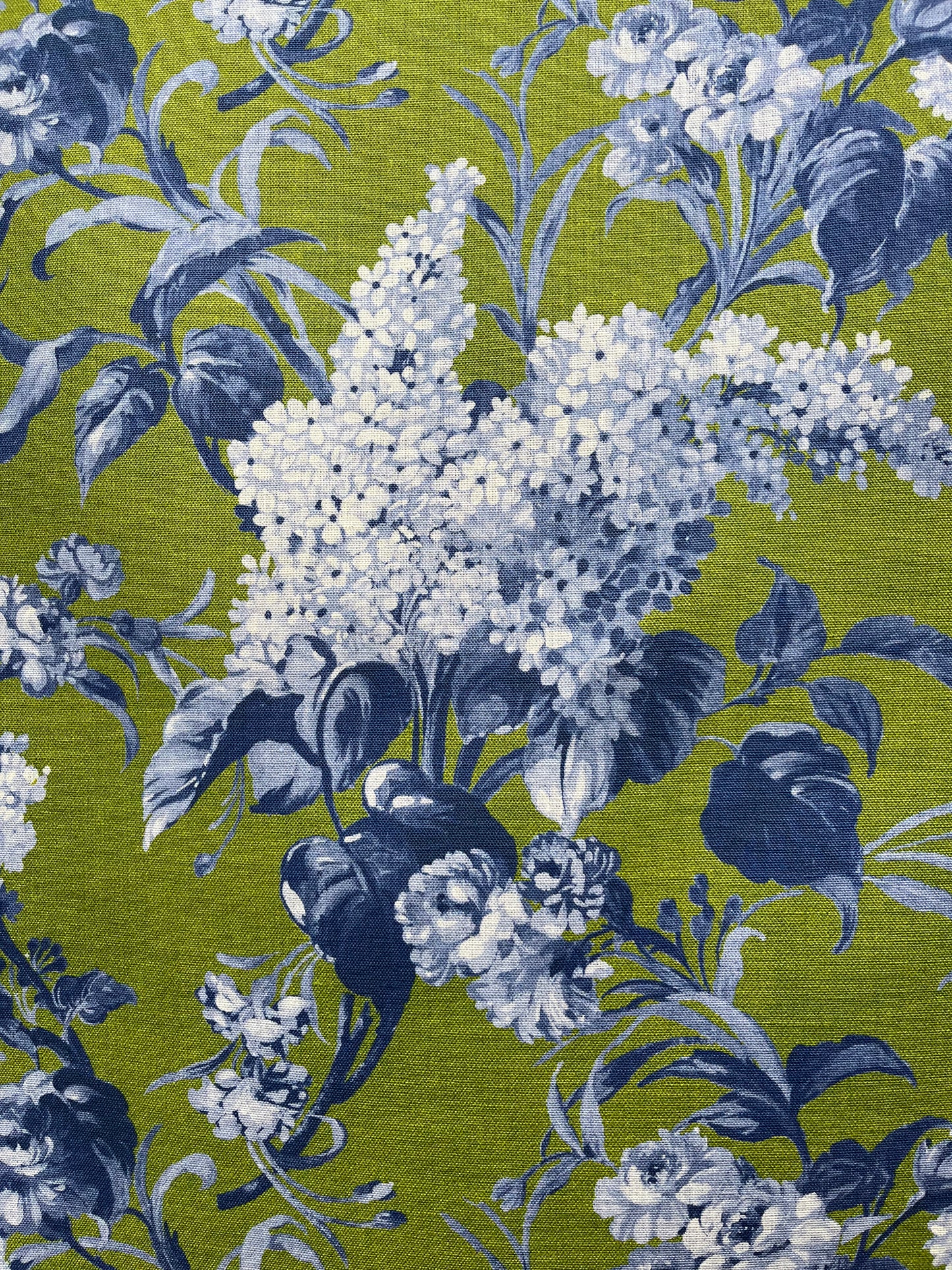 Joy Linen in Midnight Forest, printed on premium Irish linen. A flamboyant, exuberant and joyous floral.