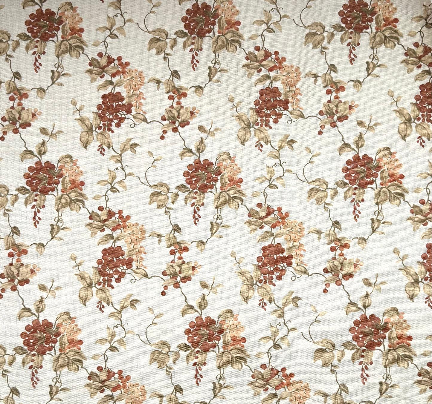 Petit Wisteria - Rust and Beige