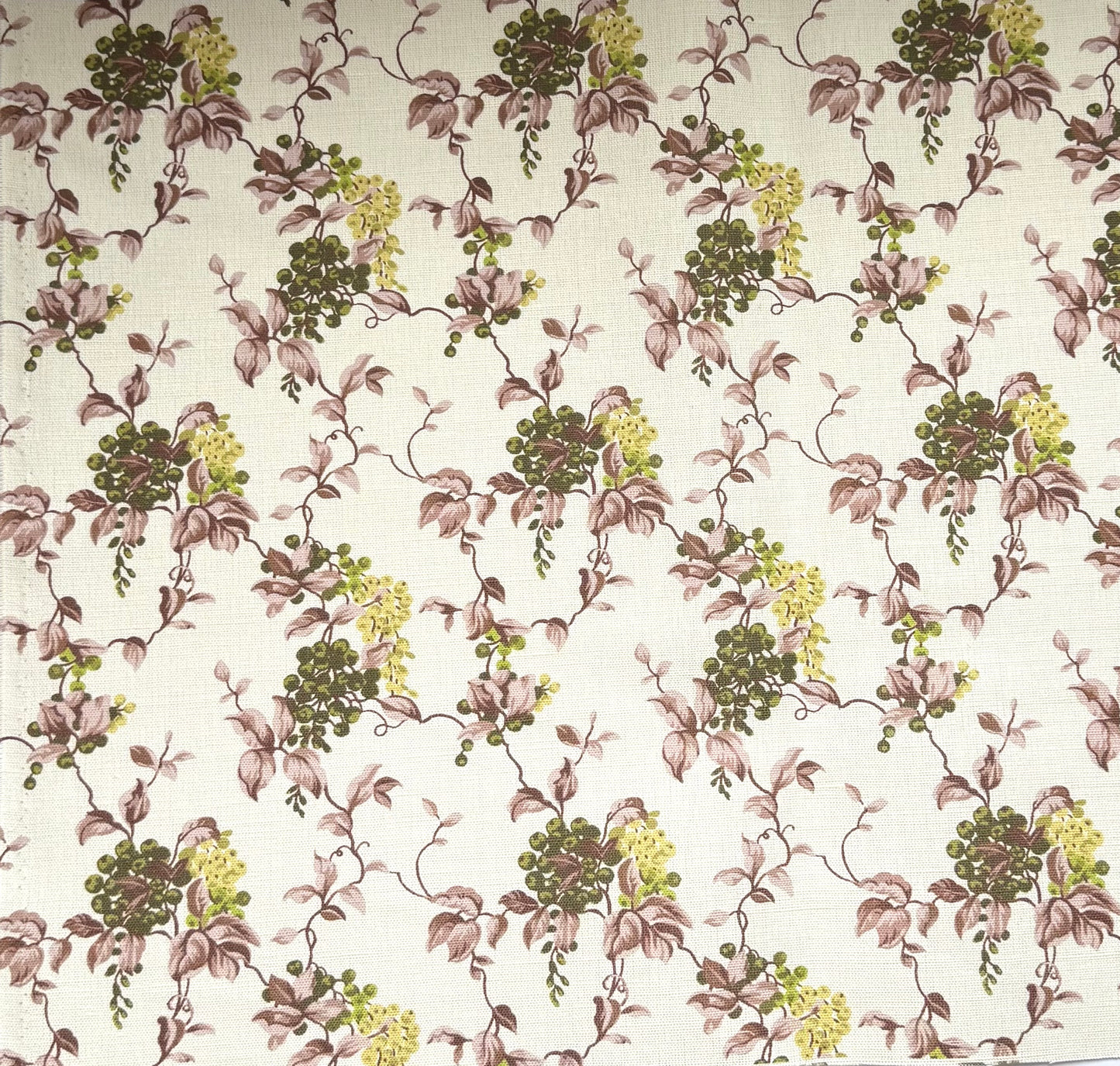 Petit Wisteria - Olive and Mauve Pink