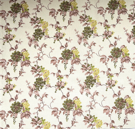 Petit Wisteria - Olive and Mauve Pink