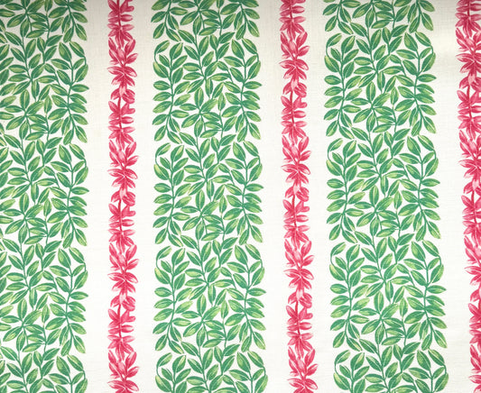 Large Leaf Stripe - Red and Green