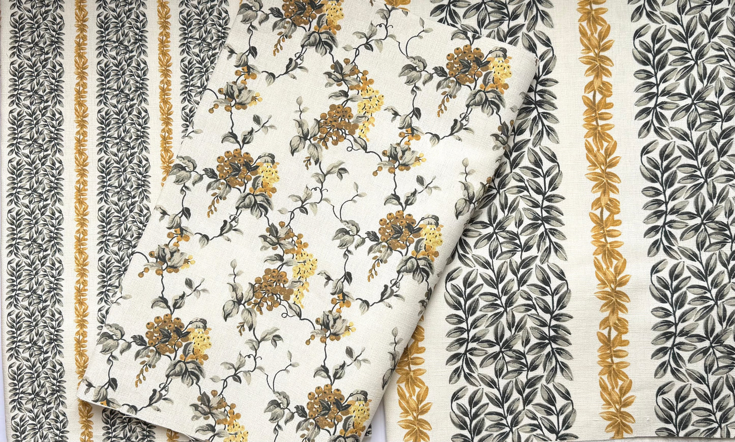 Petit Wisteria - Gold and Grey