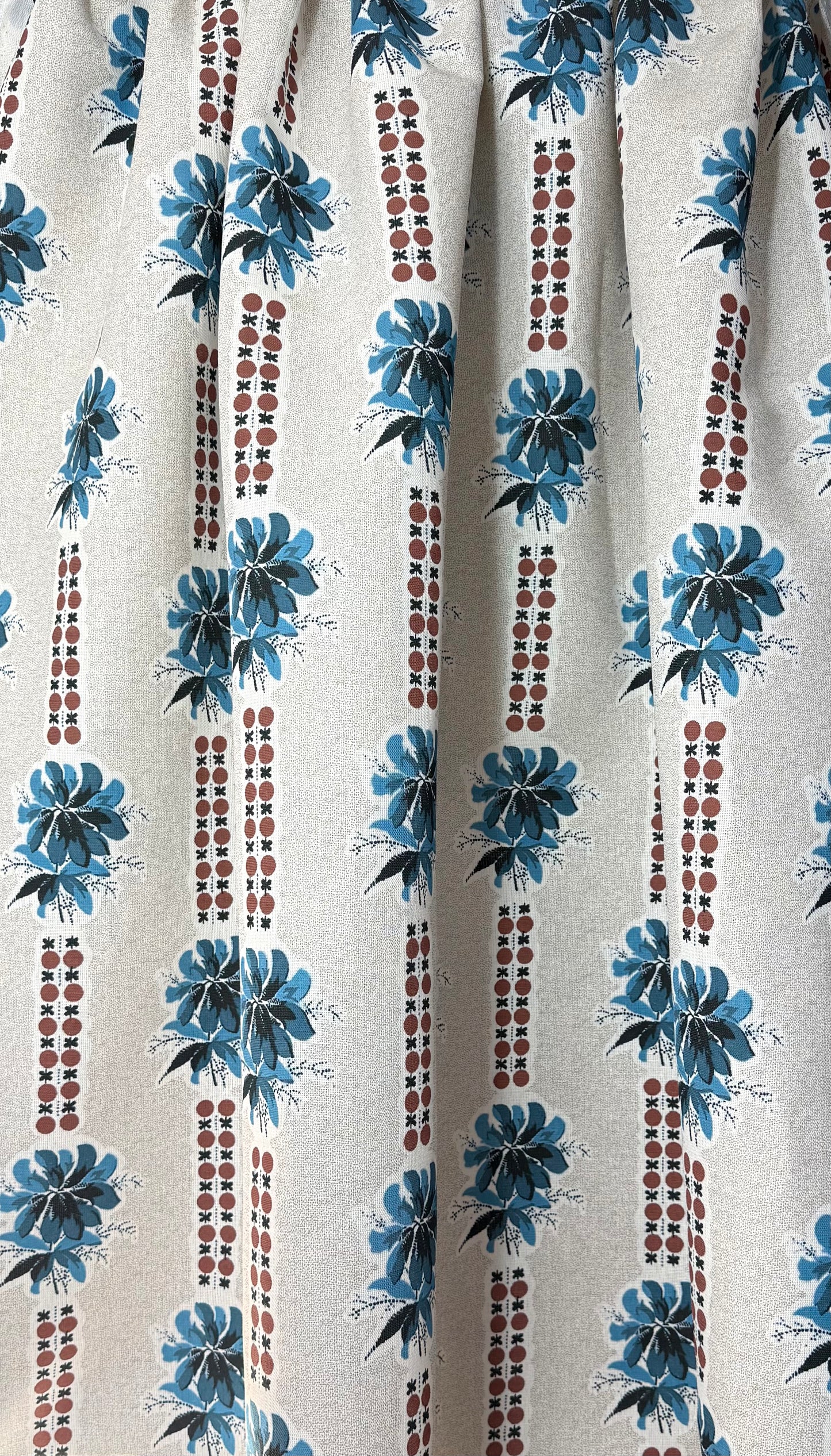 Consort - Blue printed fabric