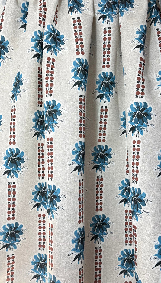 Consort - Blue printed fabric