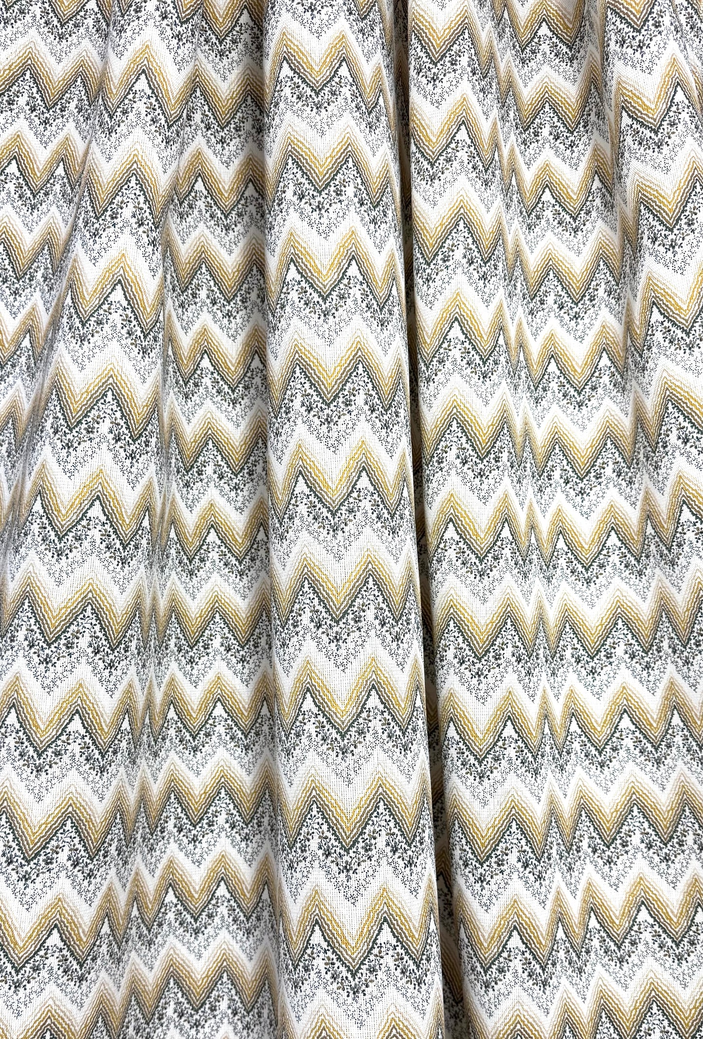 Jubilee - Grey & Gold printed fabric