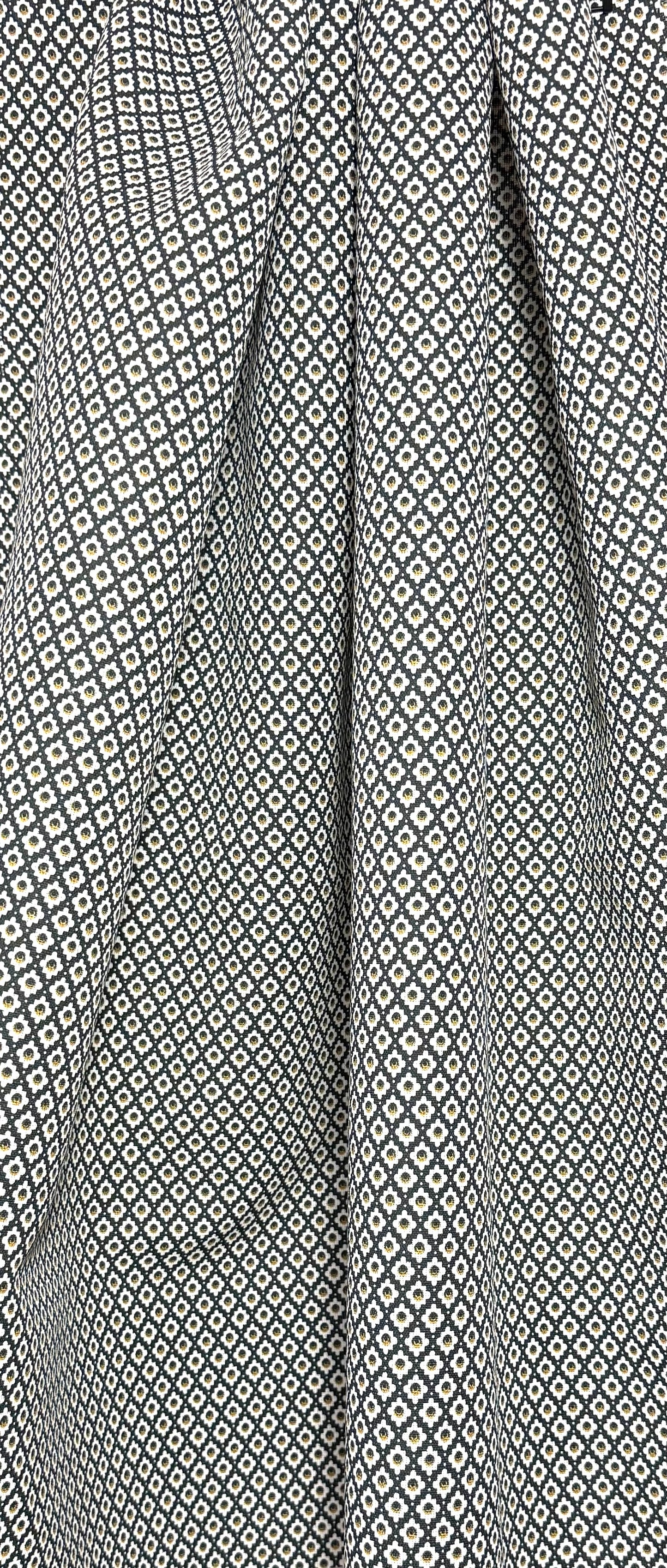 Charlie Boy - Black and Gold printed fabric