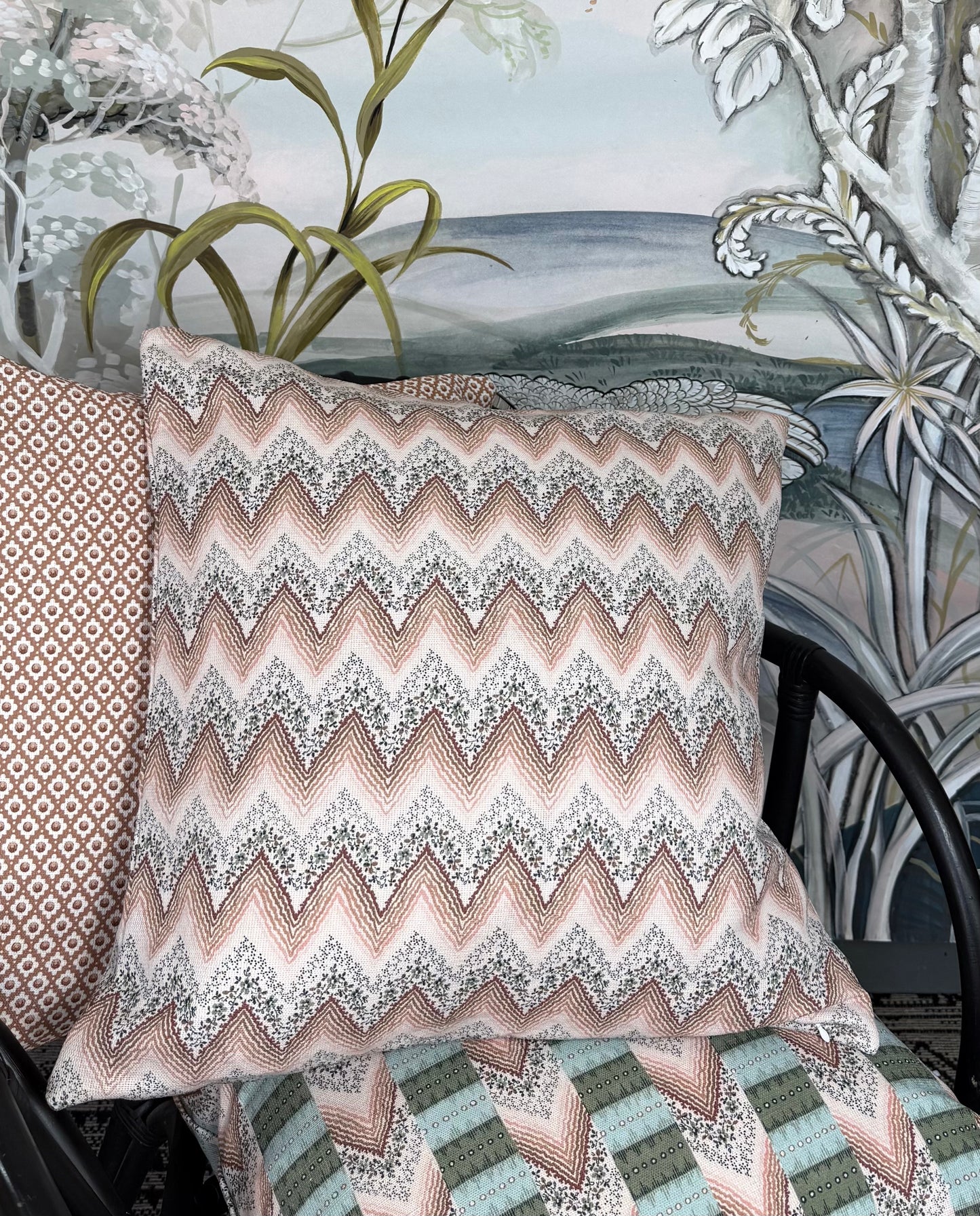 Jubilee - Mocha printed fabric