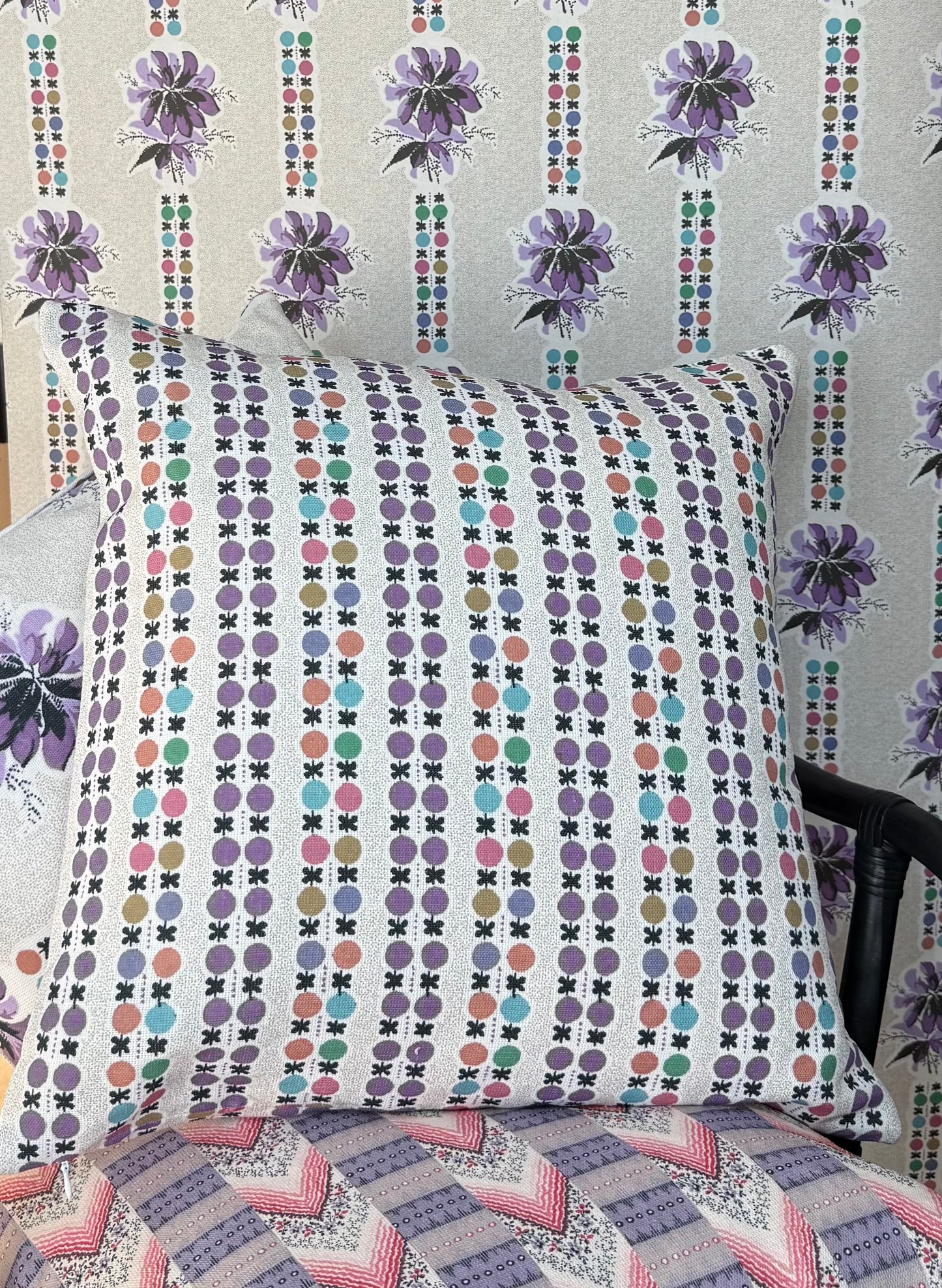 Orb - Lavender printed fabric