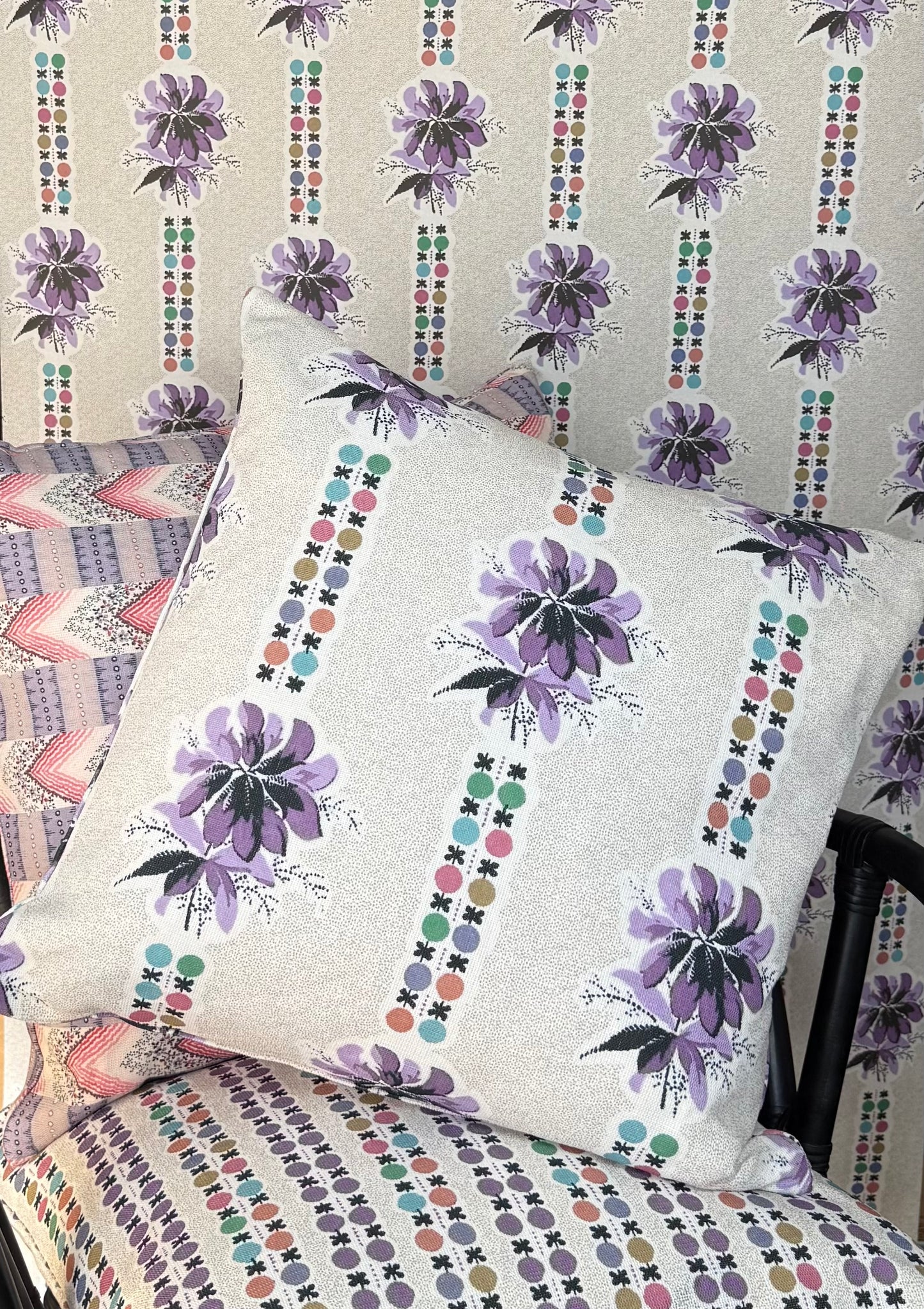 Consort - Lavender printed fabric