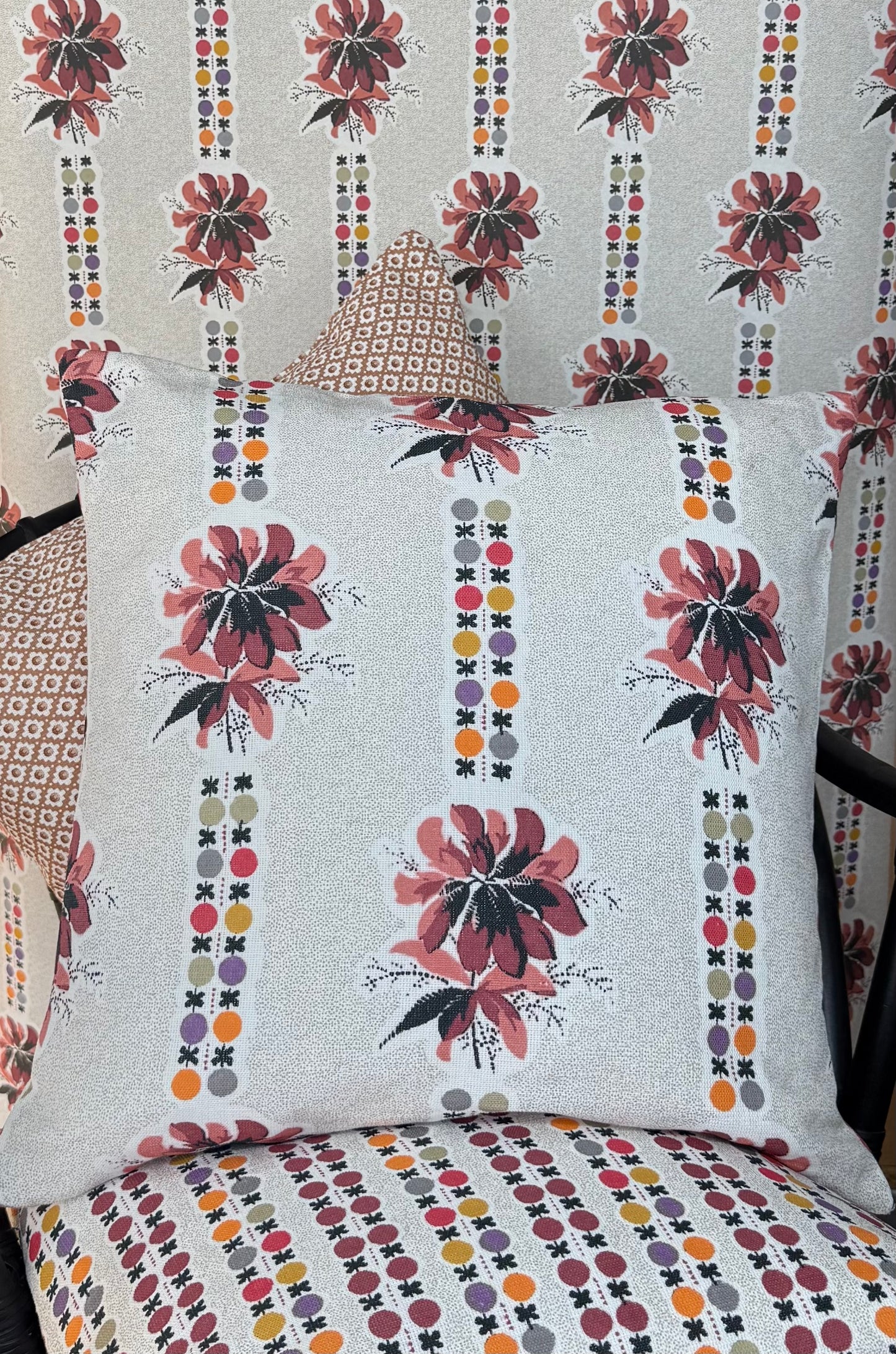 Consort - Red printed fabric